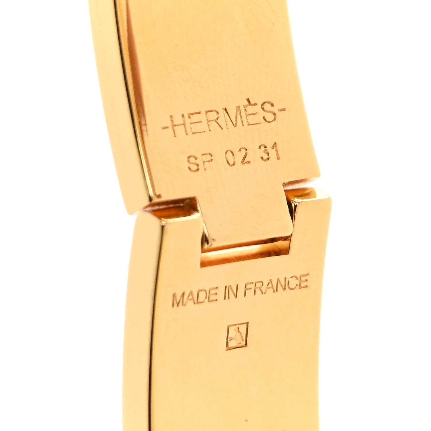 Hermes Enamel Narrow Clic Clac H Bracelet PM Marron Glace 5 of 5