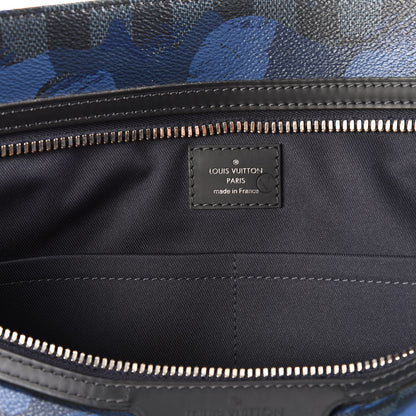 Louis Vuitton Damier Cobalt Camouflage Hunter Messenger Blue 7 of 9
