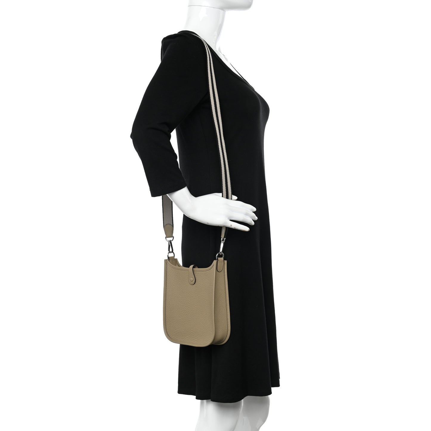 Taurillon Clemence Sangle Evelyne TPM Beige Marfa