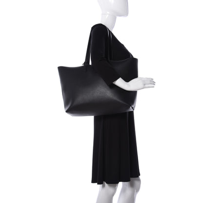 Saint Laurent Calfskin Large Shopping Tote Black 2 of 9