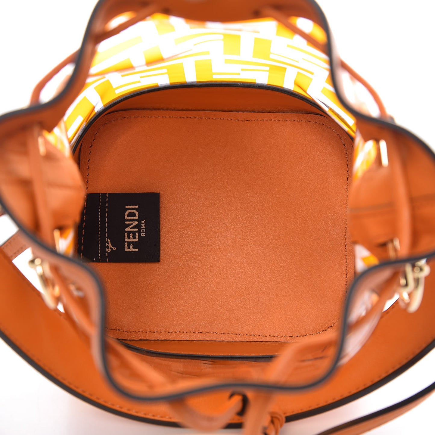TPU FF Vitello Grace F is Fendi Mini Mon Tresor Bucket Bag Aranciata