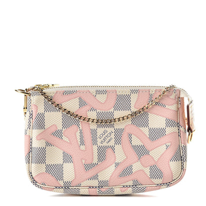Louis Vuitton Damier Azur Tahitienne Mini Pochette Accessories 1 of 8