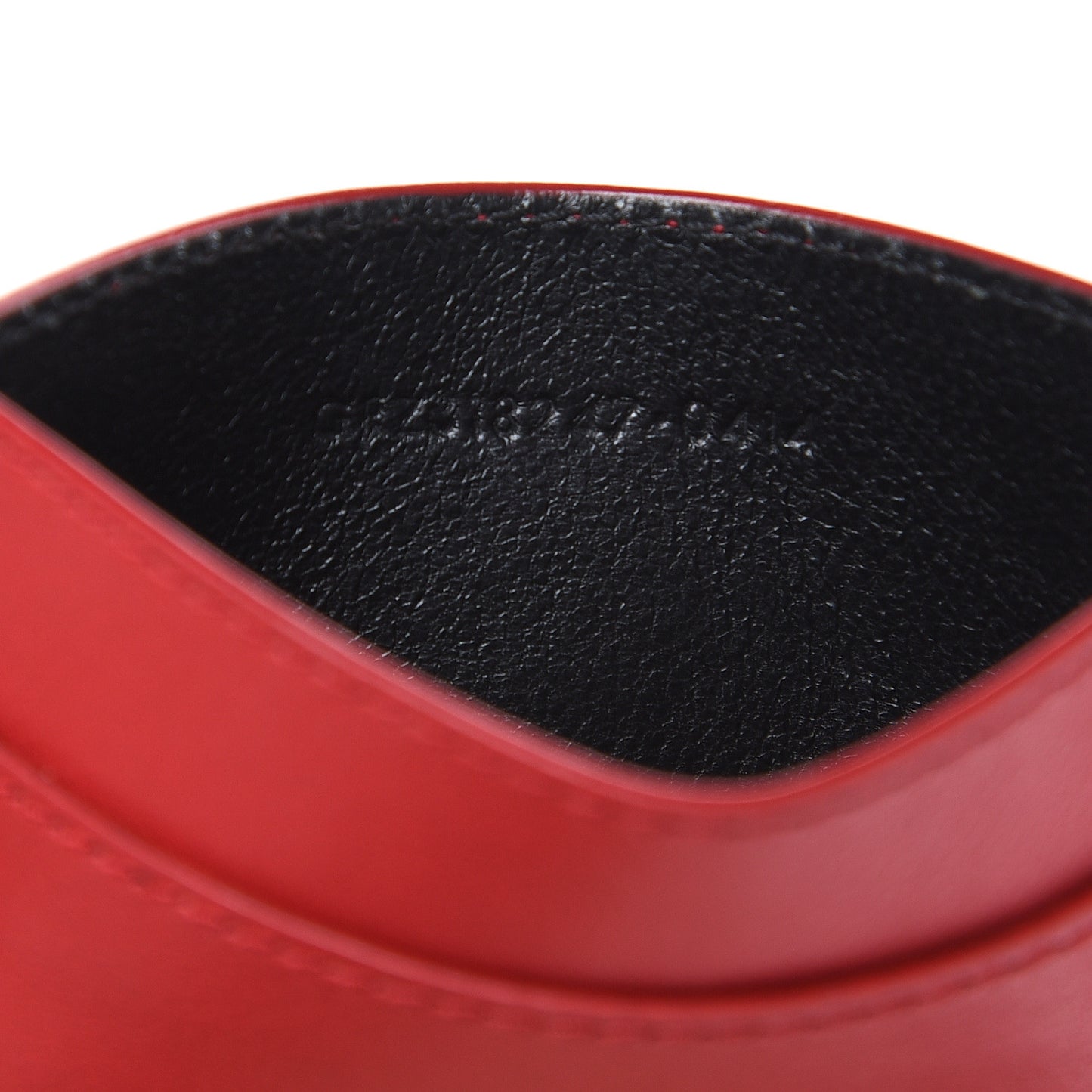 Calfskin Classic Y Wallet Red