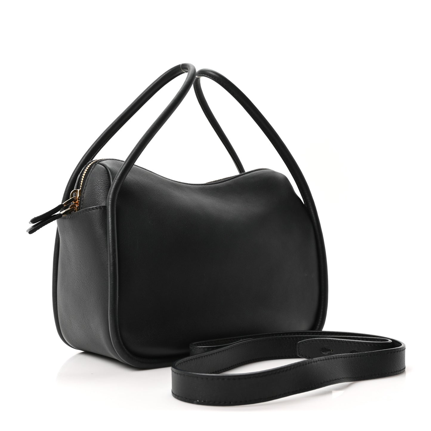 Soft Calfskin Darling Shoulder Bag Black