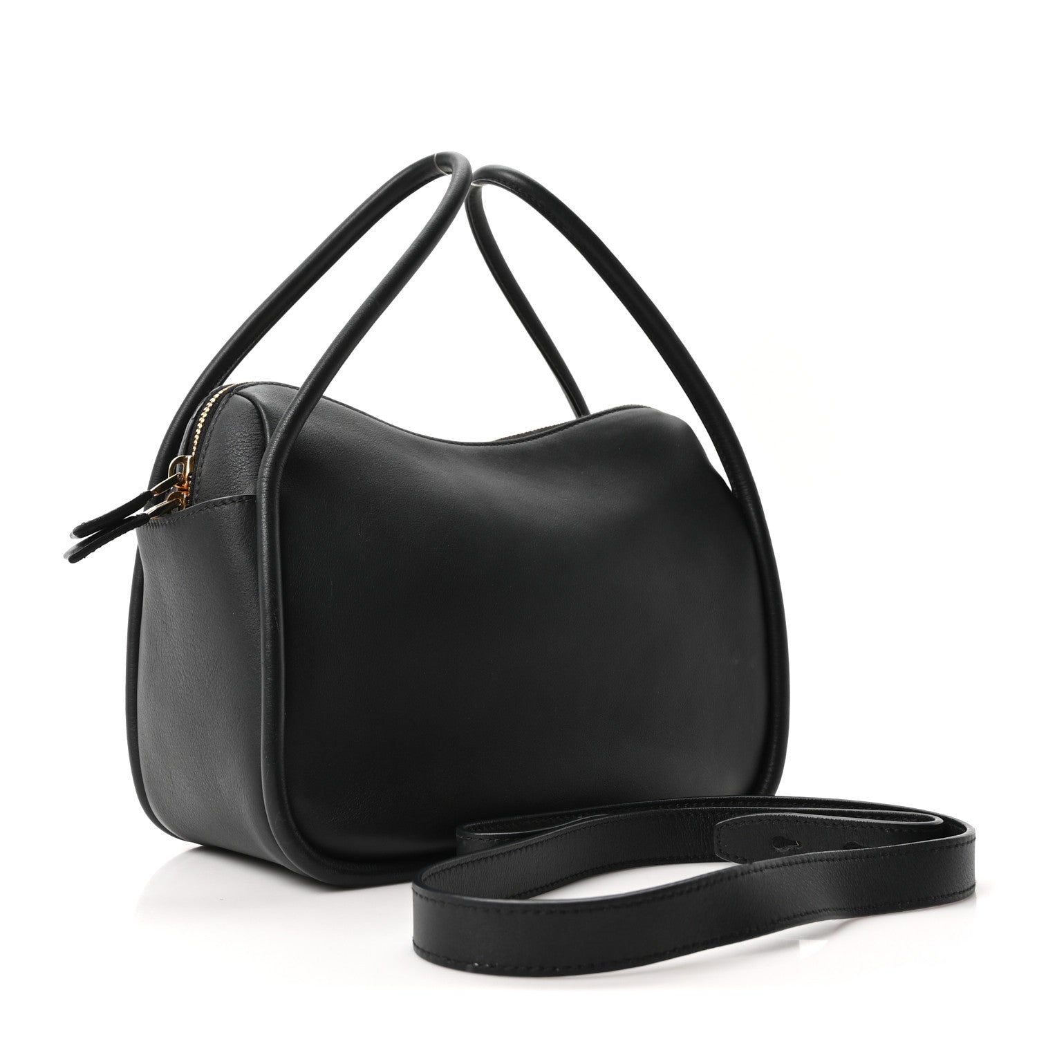 Prada Soft Calfskin Darling Shoulder Bag Black 3 of 10