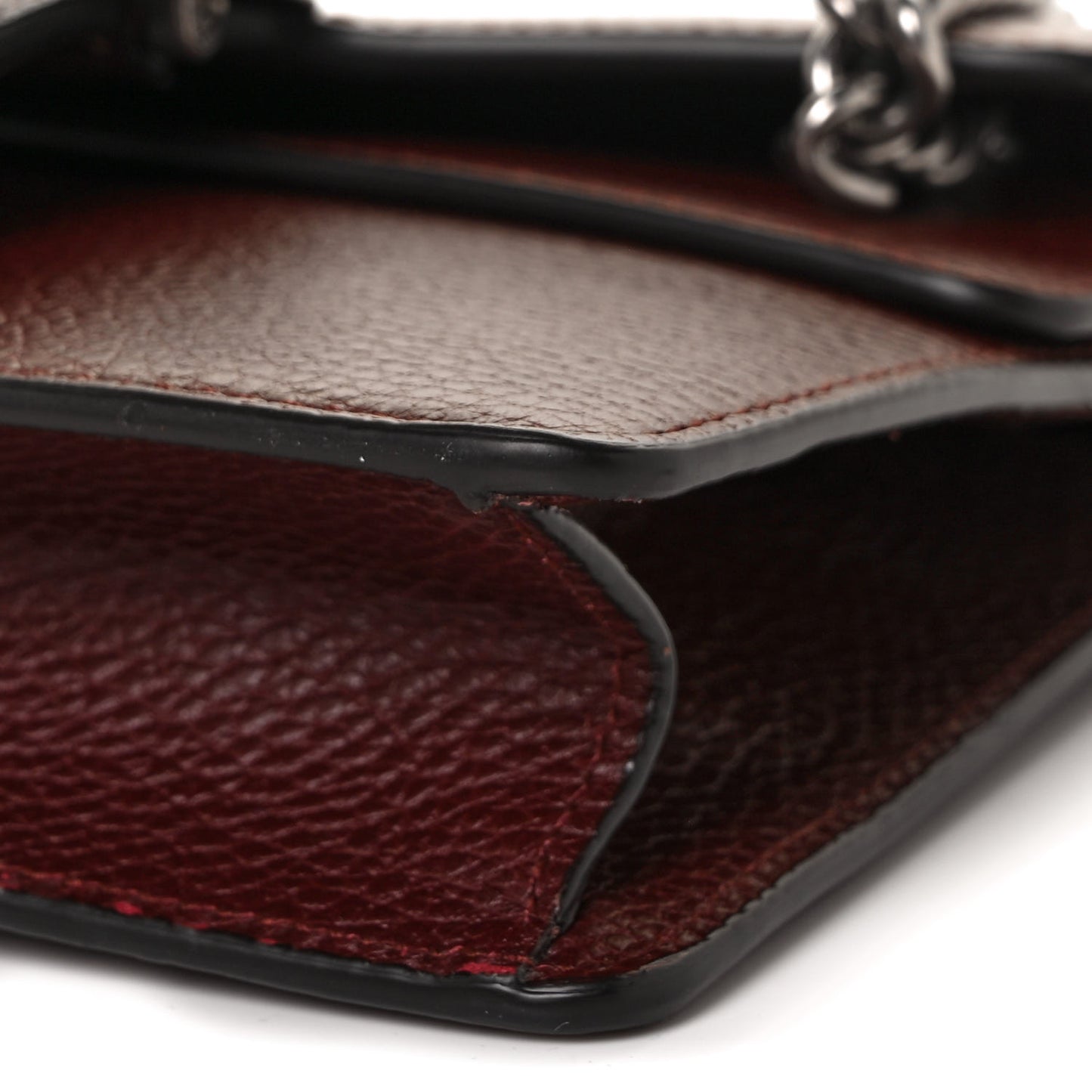 Dollar Calfskin Crystal Mini Dionysus Shoulder Bag Vintage Bordeaux