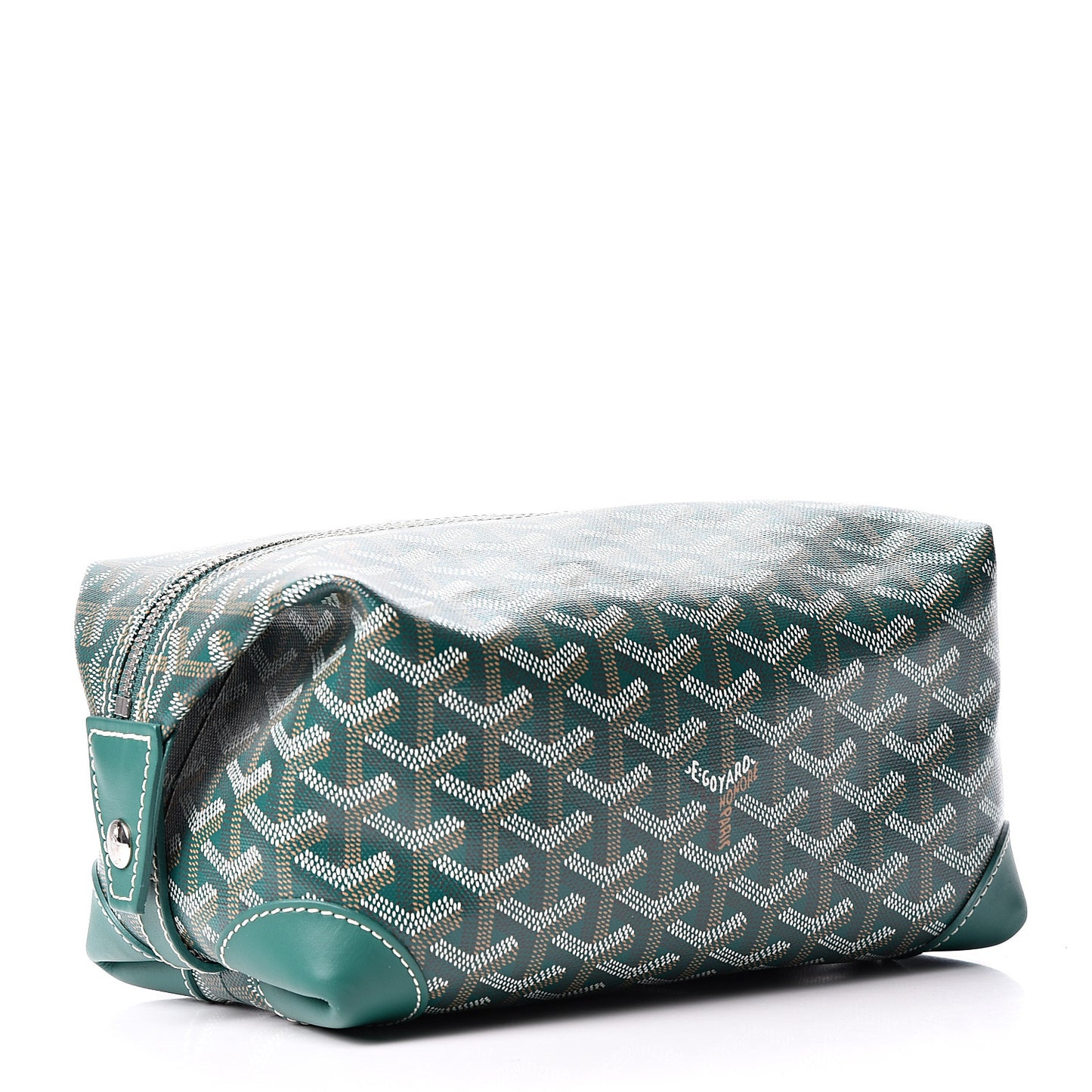 Goyardine Boeing 25 Trousse de Toilette Green