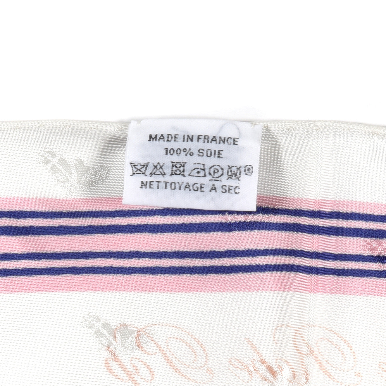 Hermes Silk Garde Robe Pop Charm Triangle Scarf 55 Multicolor White 6 of 6