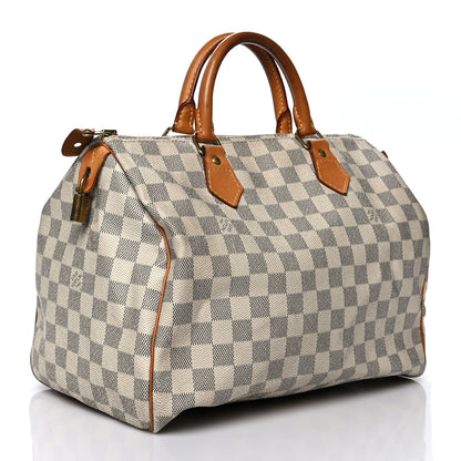 Louis Vuitton Damier Azur Speedy 30 3 of 16