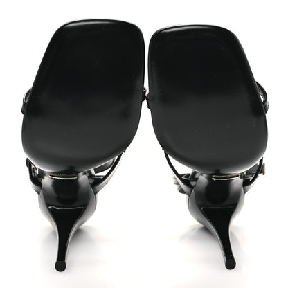 Gucci Nappa Regent Strappy Horsebit Sandals 38 Black 6 of 9