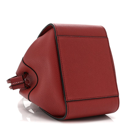 Loewe Soft Grained Calfskin Mini Hammock Shoulder Bag Dark Red 4 of 10