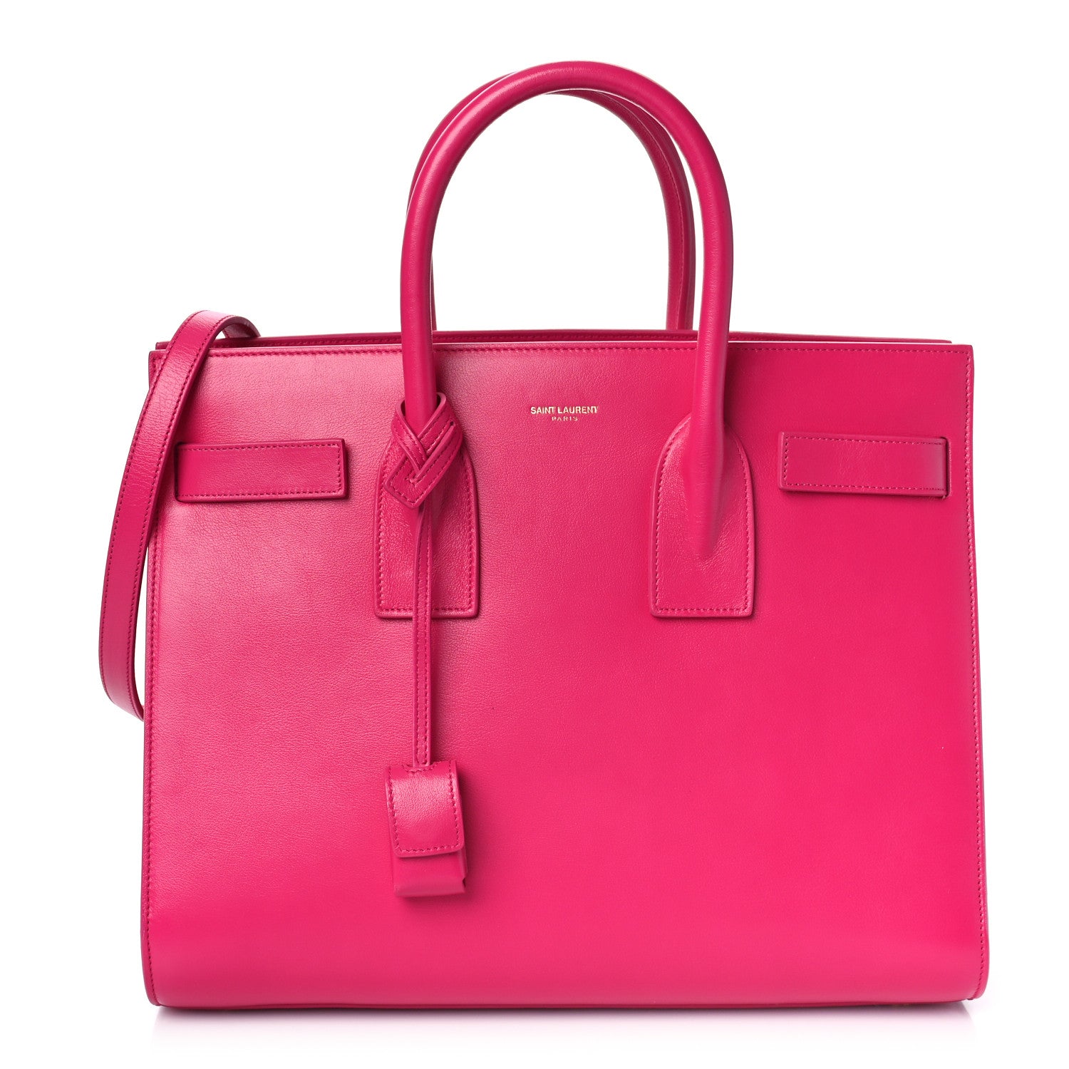 Saint Laurent Calfskin Small Sac De Jour Lipstick Pink 2 of 8