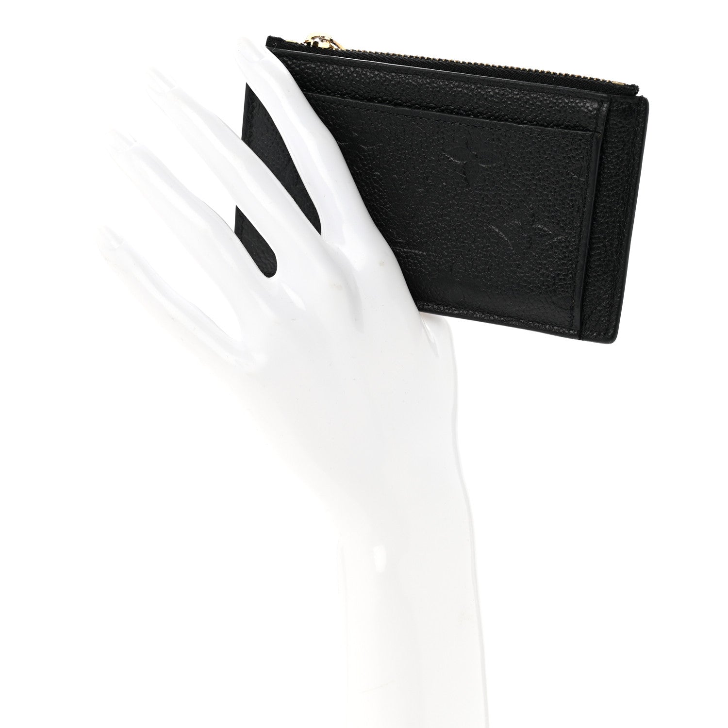 Louis Vuitton Empreinte Zipper Card Holder Black 2 of 11