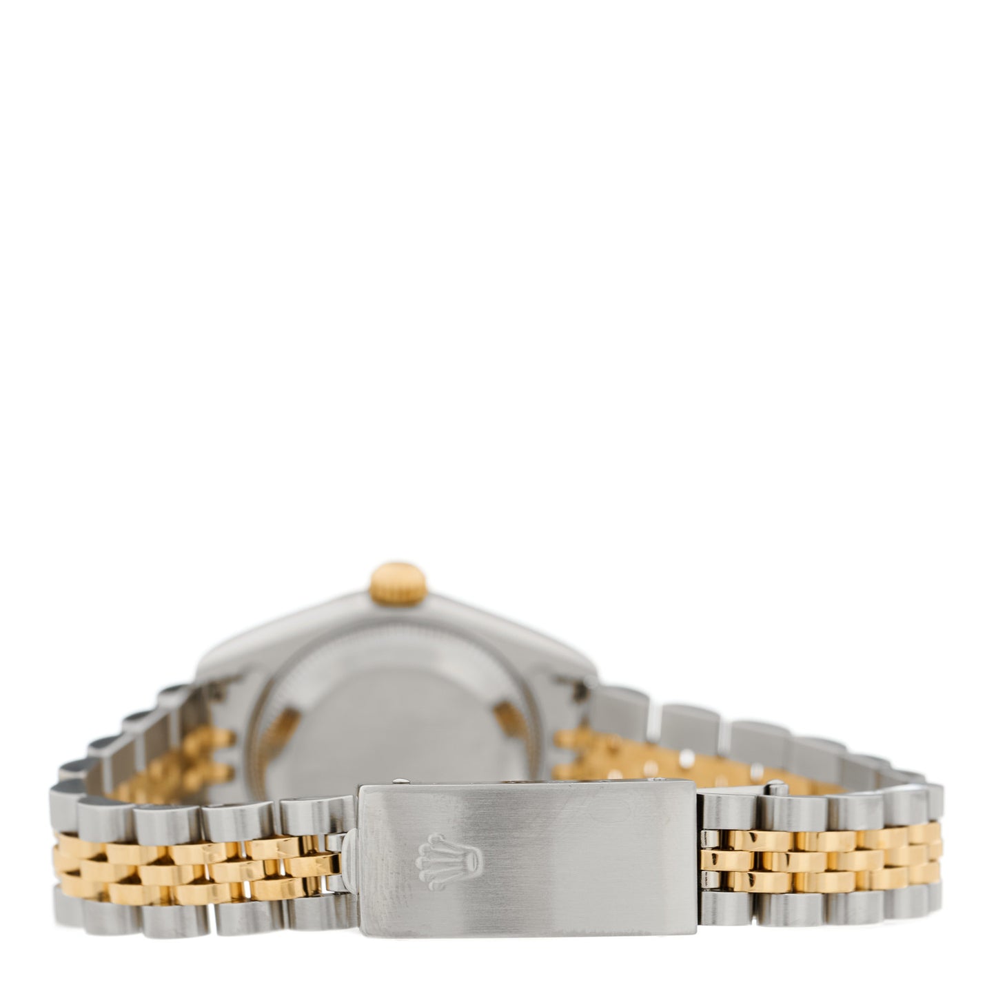 Stainless Steel 18K Yellow Gold 26mm Oyster Perpetual Datejust Watch White Roman 79173