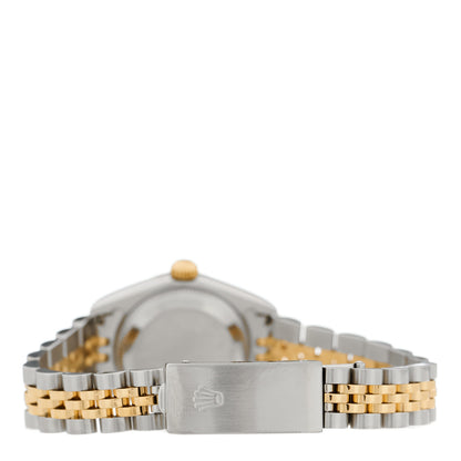 Rolex Stainless Steel 18K Yellow Gold 26mm Oyster Perpetual Datejust Watch White Roman 79173 3 of 4