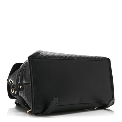 Gucci Microguccissima Drawstring Backpack Black 4 of 11