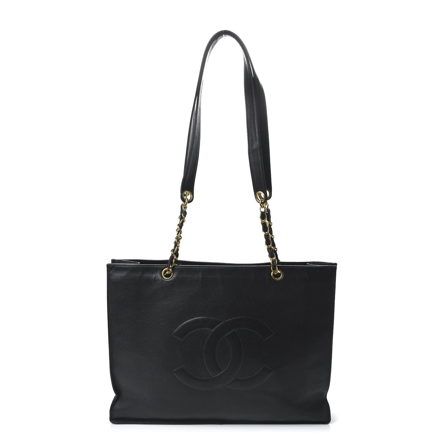 Chanel Caviar CC Tote Black 1 of 11