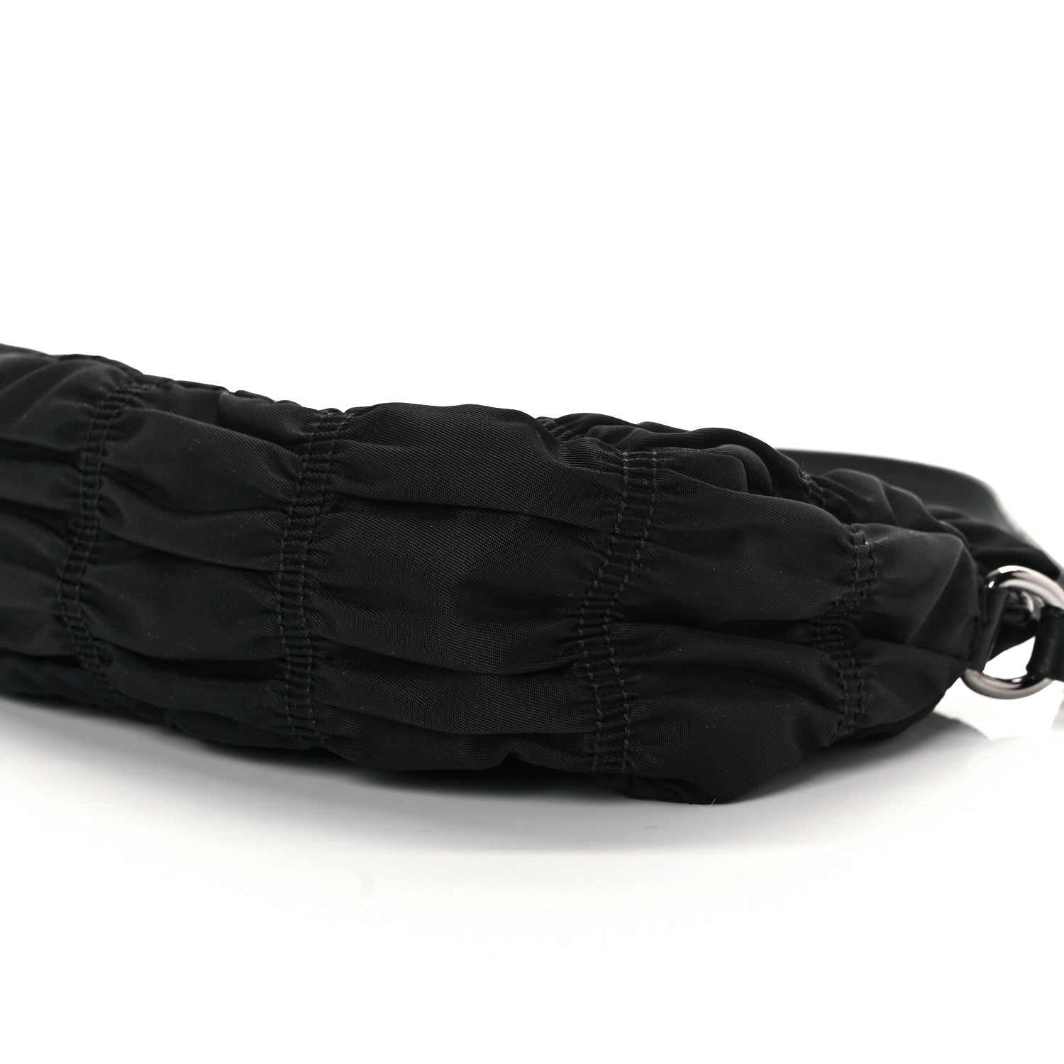 Prada Tessuto Nylon Gaufre Wristlet Black 24 of 24