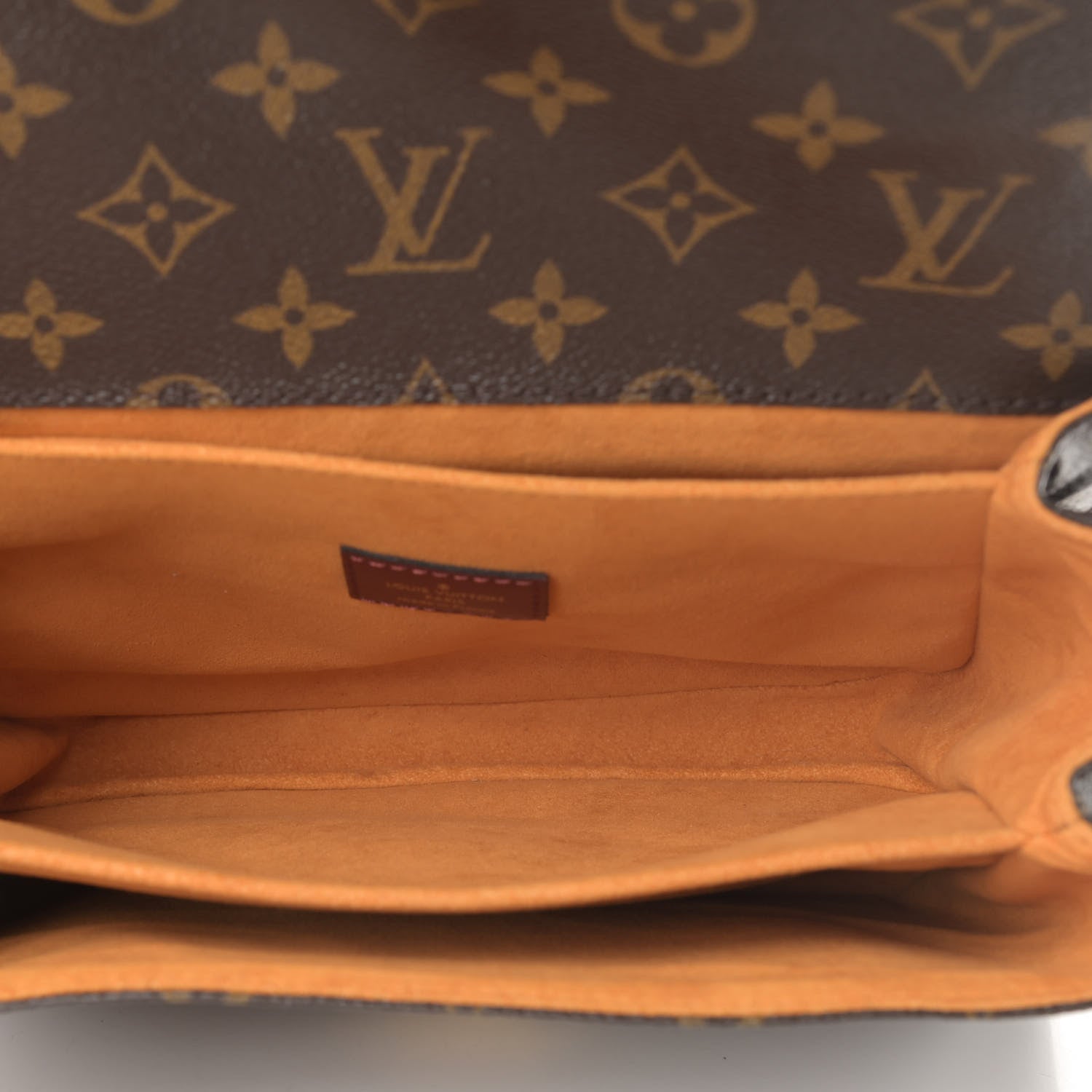 Louis Vuitton Monogram Braided Pochette Metis Safran 6 of 12