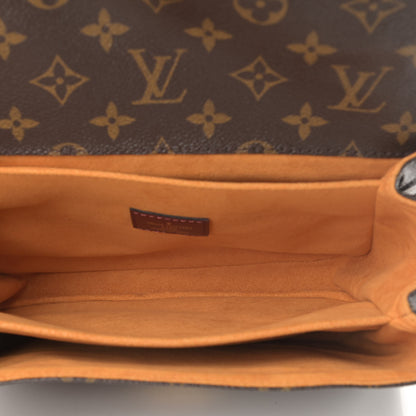 Louis Vuitton Monogram Braided Pochette Metis Safran 6 of 12