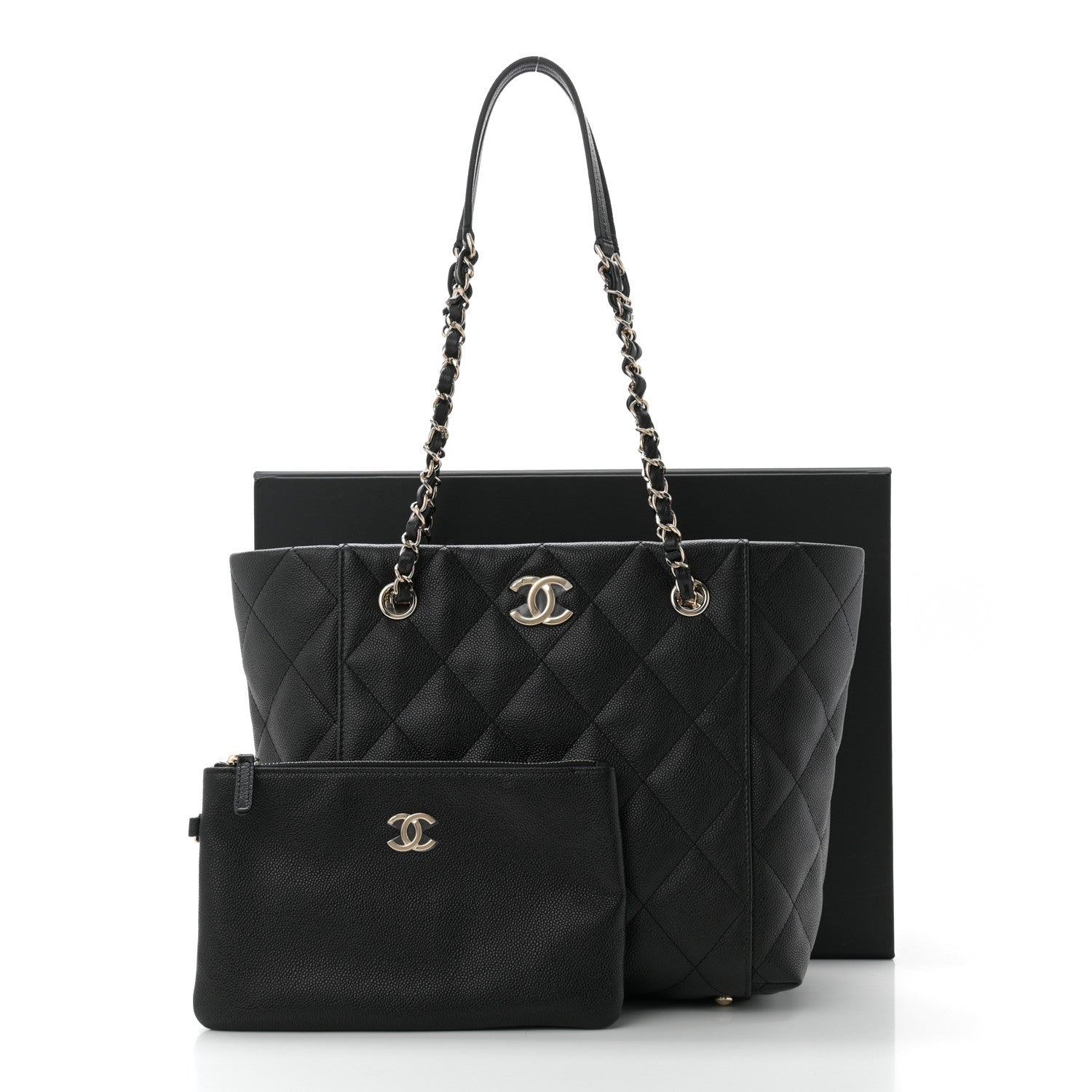 Chanel Caviar Quilted Small Shopping Black 12 of 12