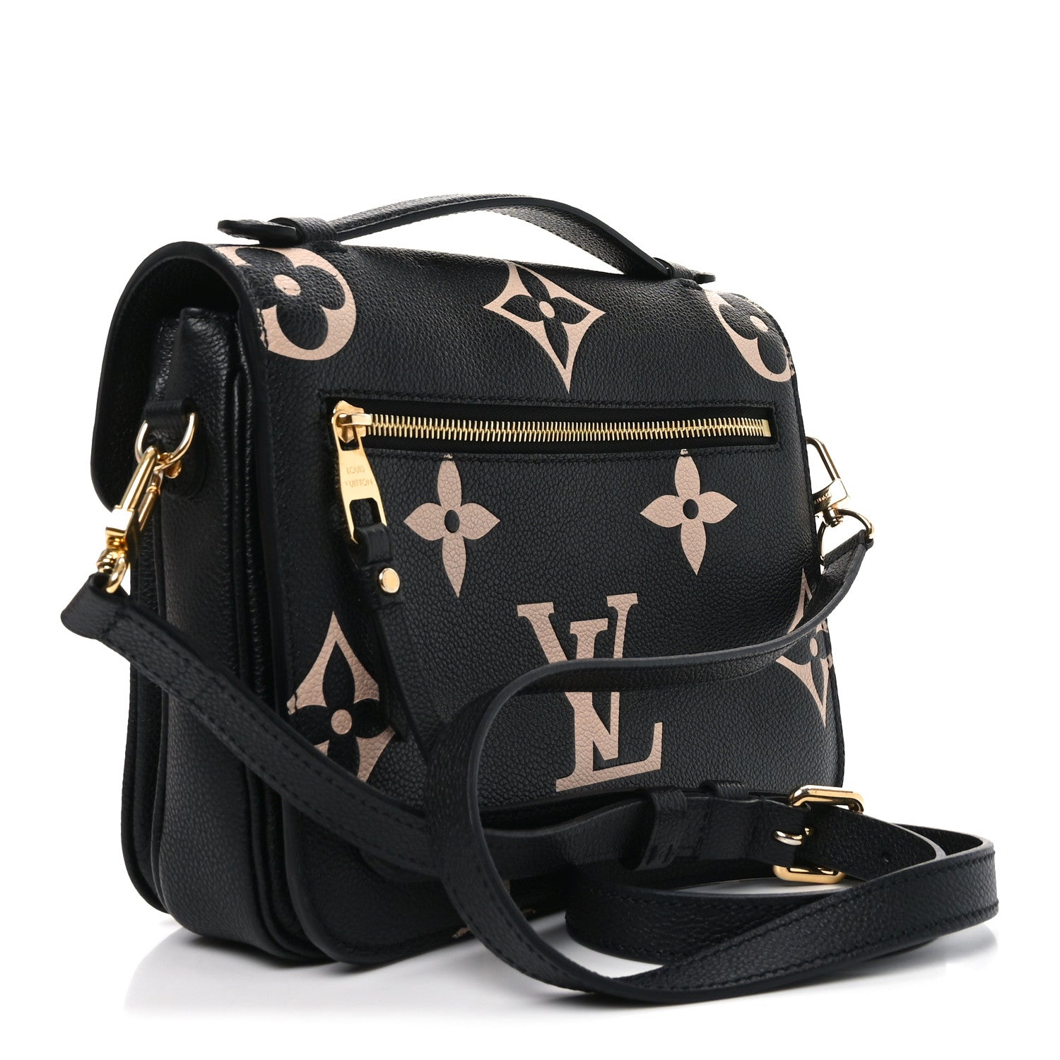 Louis Vuitton Empreinte Monogram Giant Pochette Metis Black Beige 3 of 10