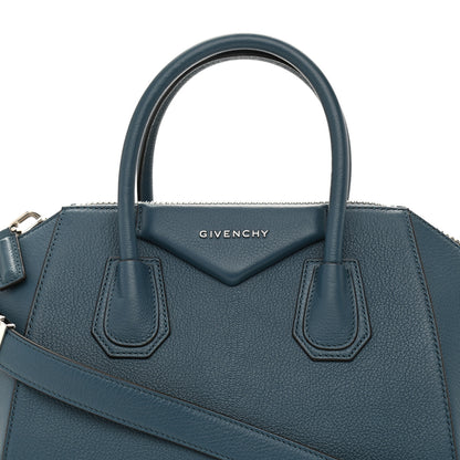 Givenchy Sugar Goatskin Small Antigona Oil Blue 9 of 11