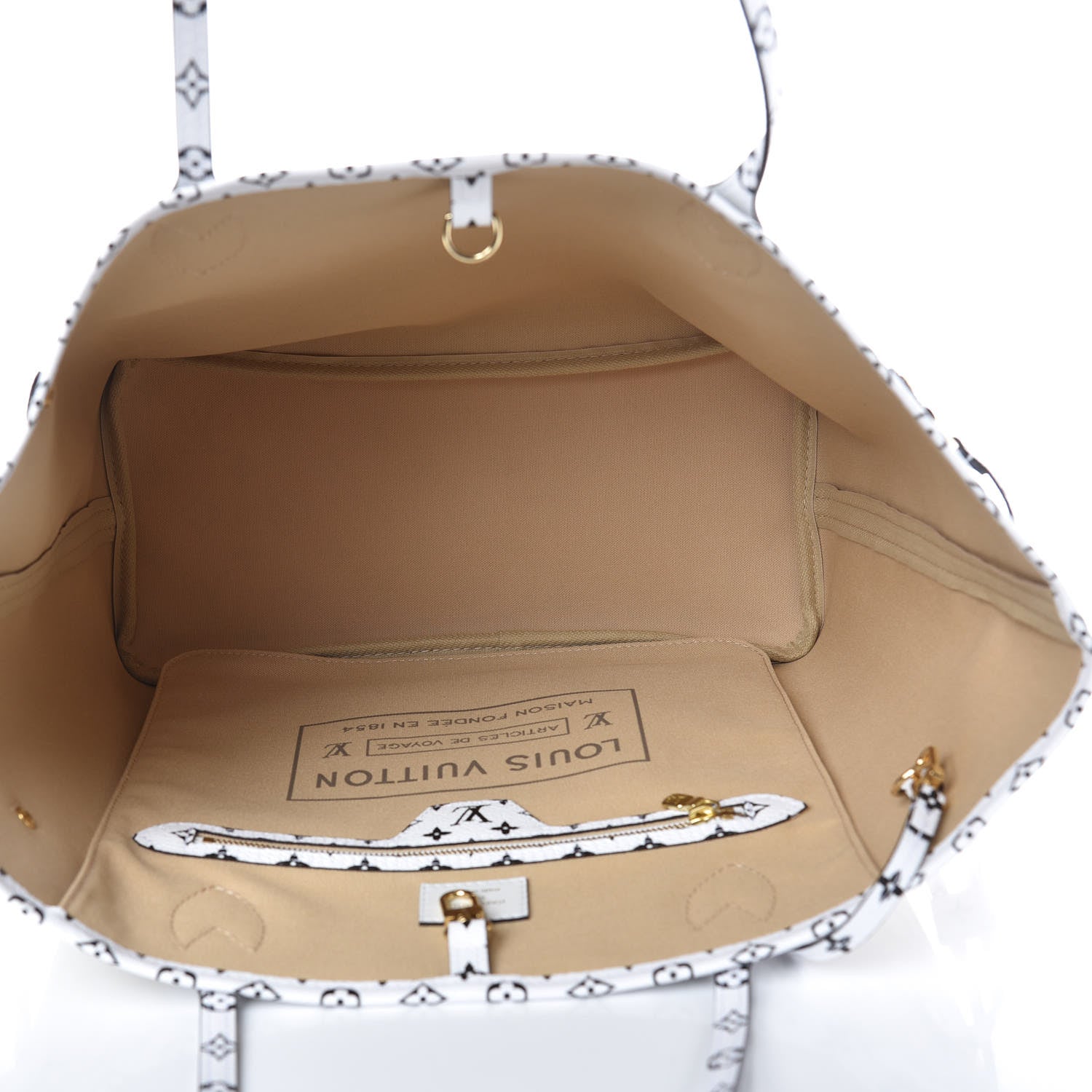 Louis Vuitton Monogram Giant Neverfull MM Kaki 6 of 10