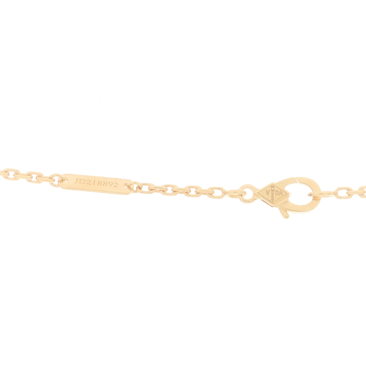 18K Yellow Gold Trace Chain Necklace 70cm