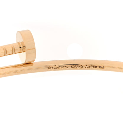 Cartier 18K Yellow Gold Small Juste Un Clou Bracelet 17 3 of 5
