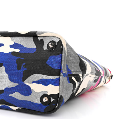 Christian Dior Canvas Large Camouflage Anselm Reyle Tote 10 of 12