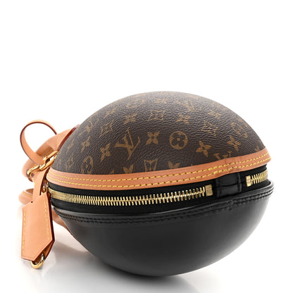Louis Vuitton LOUIS VUITTON Monogram Egg Bag Black 4 of 9