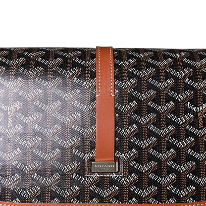 Goyard Goyardine Belvedere II MM Messenger Bag Black Gold 14 of 18