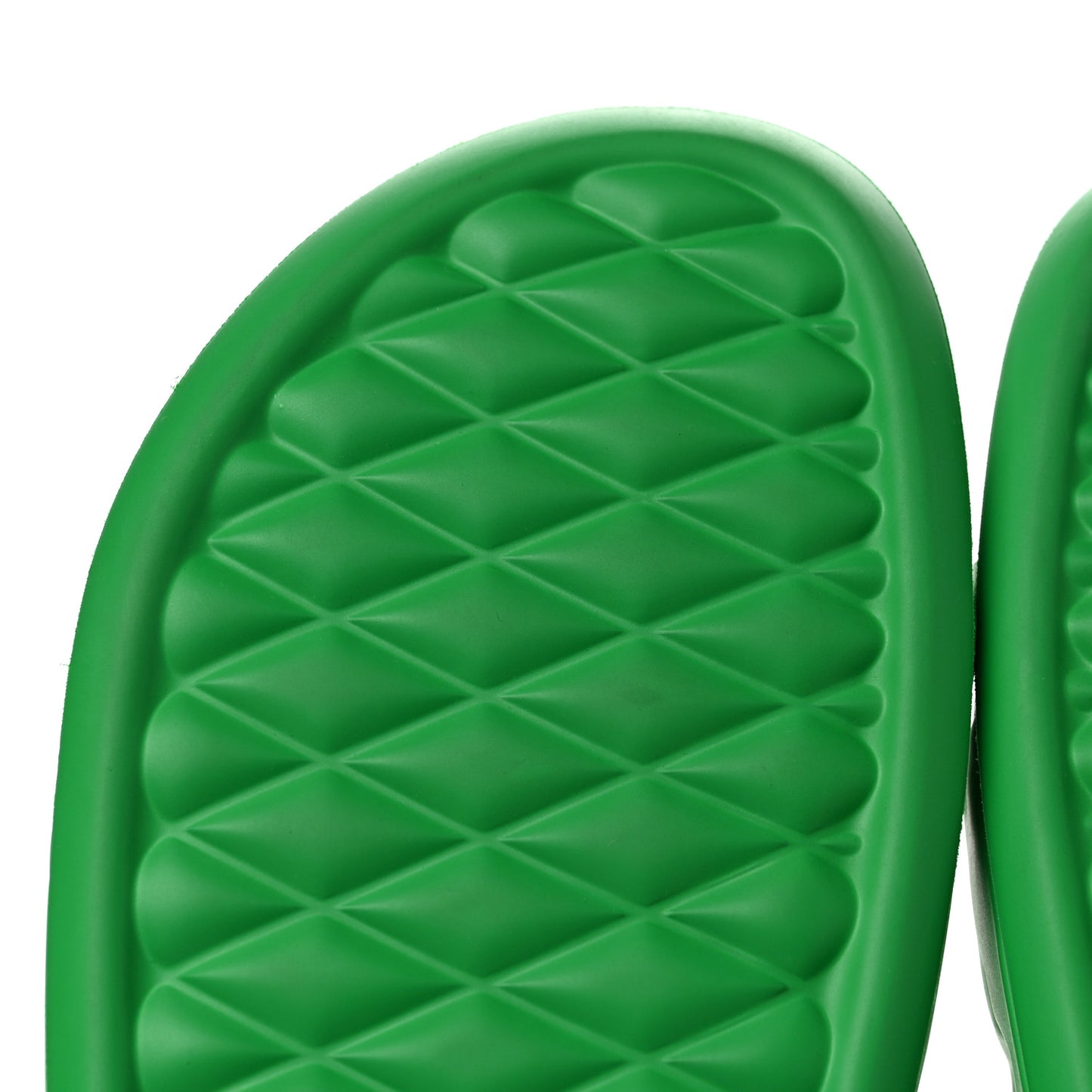 Rubber Embossed Monogram Mens Waterfront Mules 40 Green