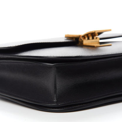 Celine Liege Calfskin Medium Classic Box Flap Bag Black 6 of 11