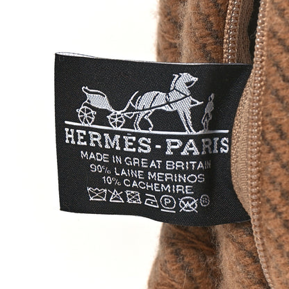Hermes Wool Cashmere Avalon Pillow PM Ecru Camel 3 of 3