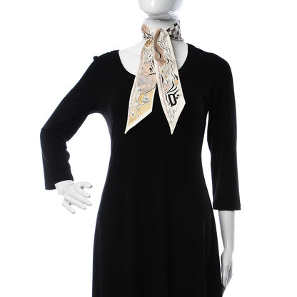 Christian Dior Silk Damier Mitzah Scarf 2 of 7