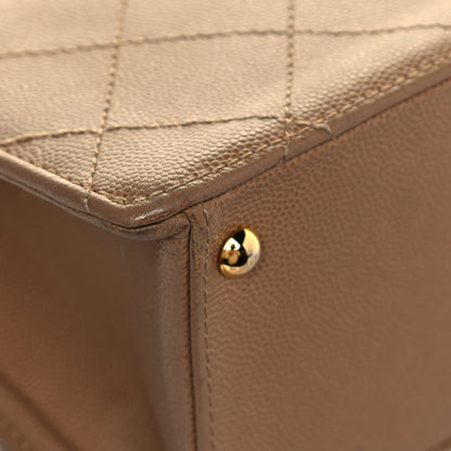 Chanel Caviar Stitched Medium Flap Beige 10 of 22