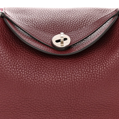 Hermes Taurillon Clemence Lindy 26 Bordeaux 9 of 11