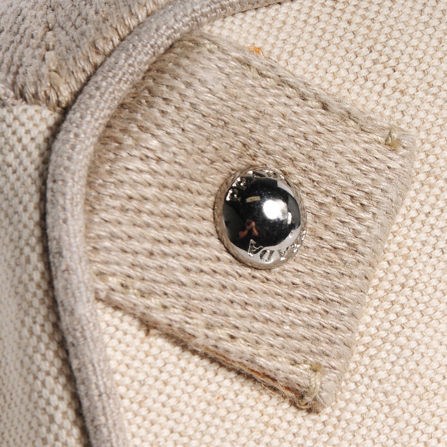 Canvas Mistolino Medium Crystal Cluster Frame Bag Naturale