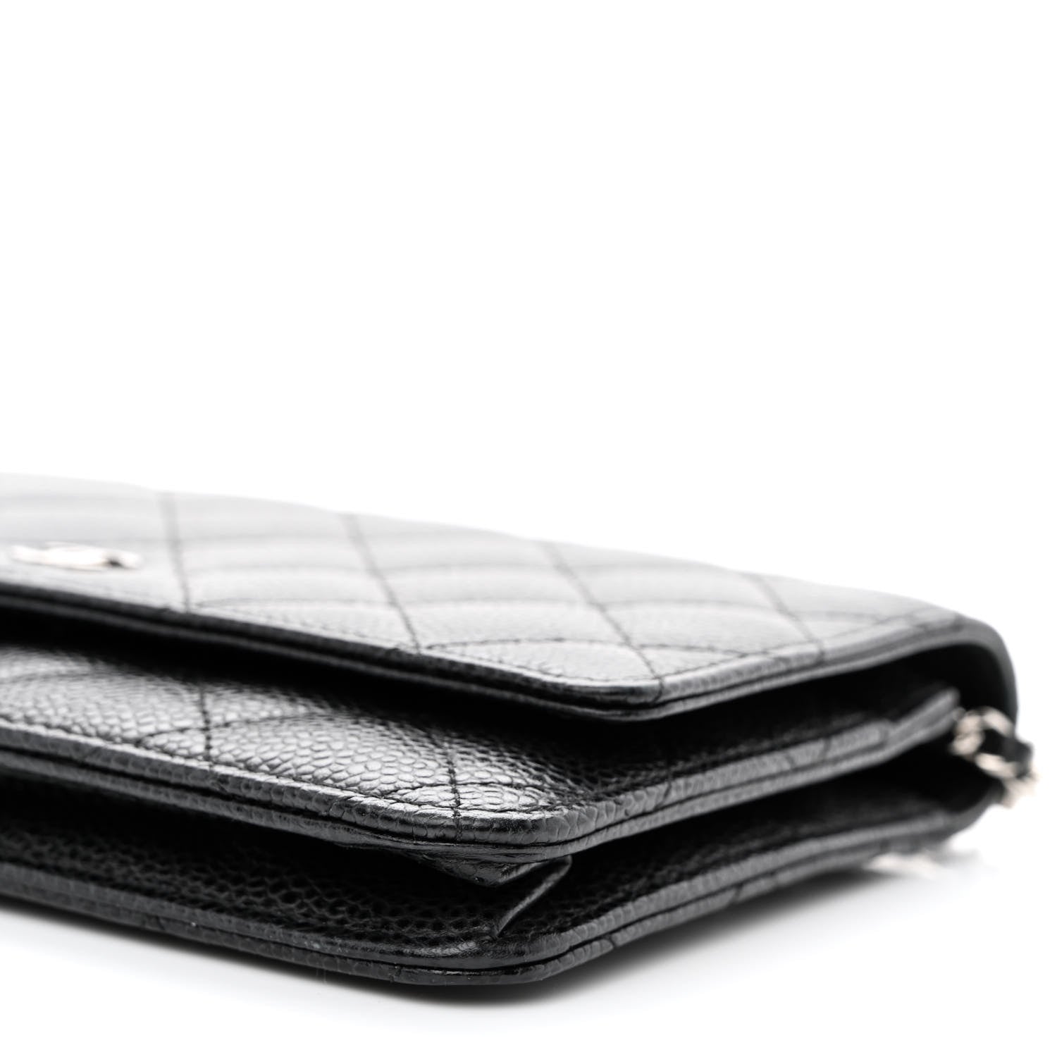 Chanel Caviar Quilted Wallet on Chain WOC Black 11 of 13