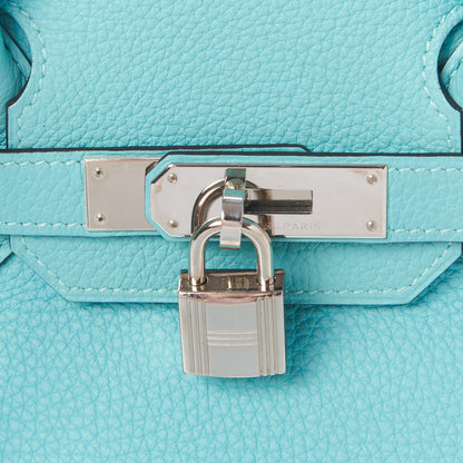 Hermes Togo Birkin 30 Bleu Atoll 16 of 29