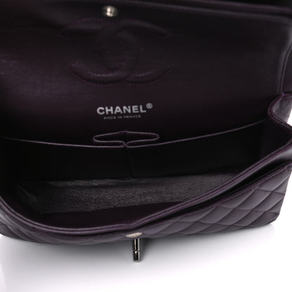 Chanel Lambskin Quilted Medium Double Flap Purple 4 of 10