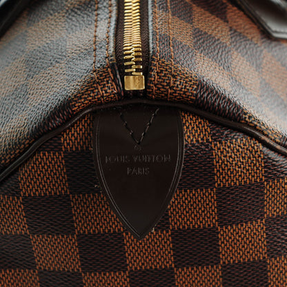 Louis Vuitton Damier Ebene Speedy 30 7 of 8