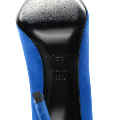 Saint Laurent Suede Classic Paris 105 Escarpin Pumps 35.5 Elettrico 6 of 10