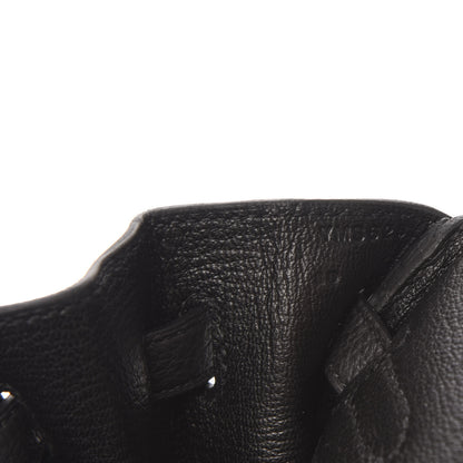 Hermes Togo Birkin 25 Black 7 of 10