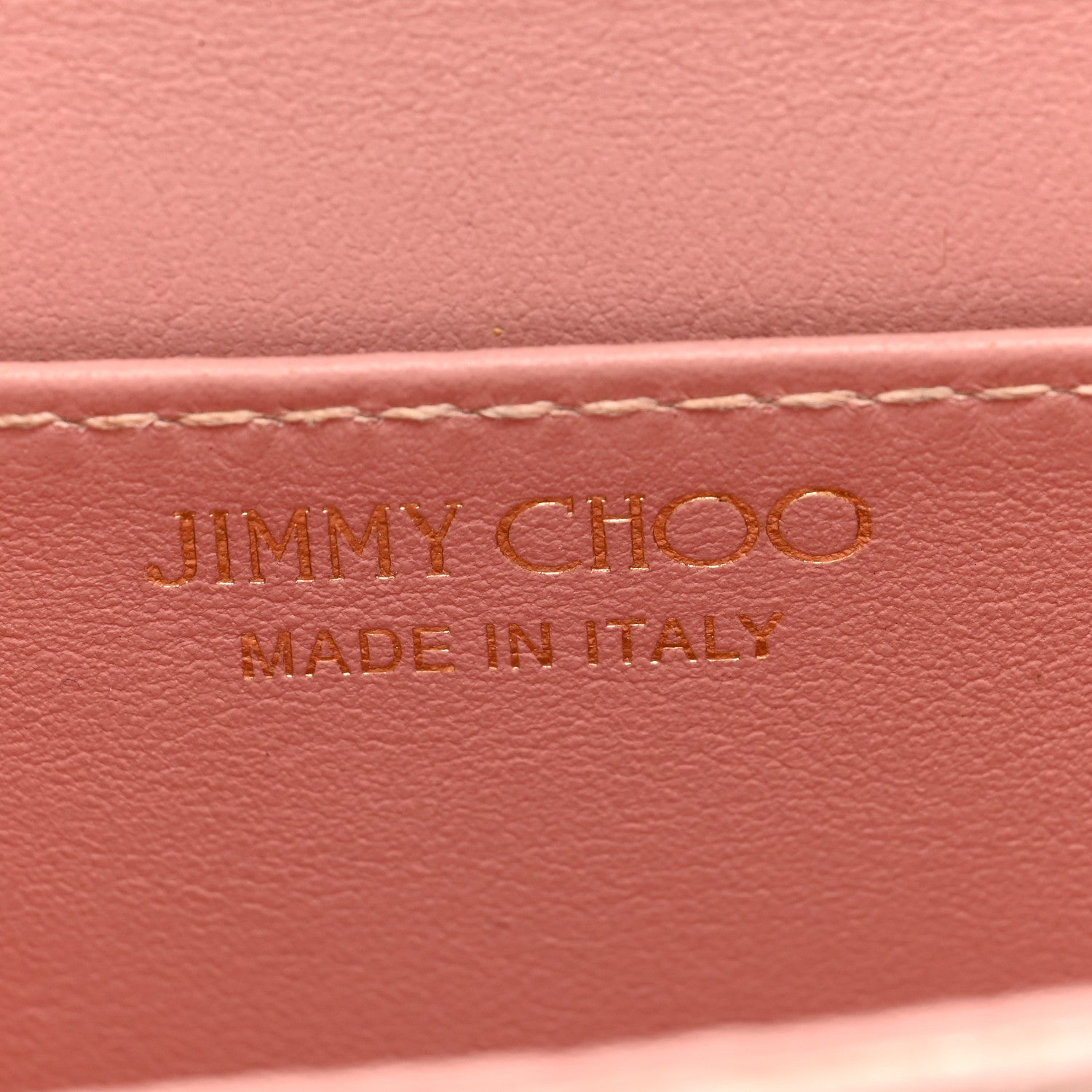 Jimmy Choo Calfskin Crocodile Embossed Mini Paris Crossbody Blush 6 of 8