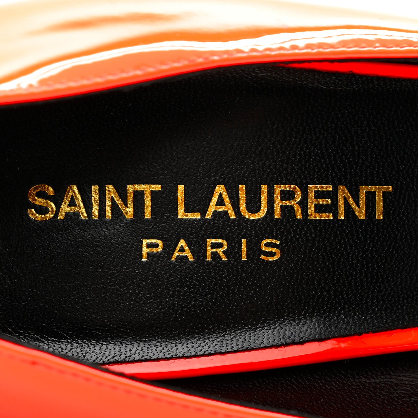 Patent Paris 105 Pumps 39.5 Orange Fluo