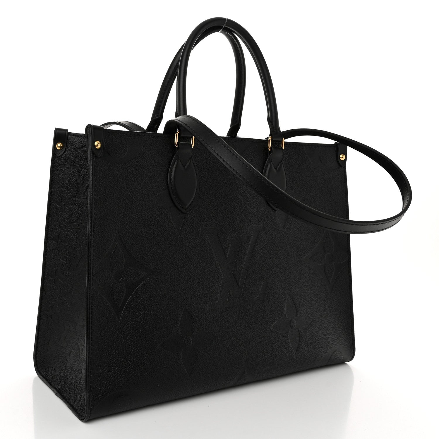 Louis Vuitton Empreinte Monogram Giant OnTheGo MM Black 3 of 9