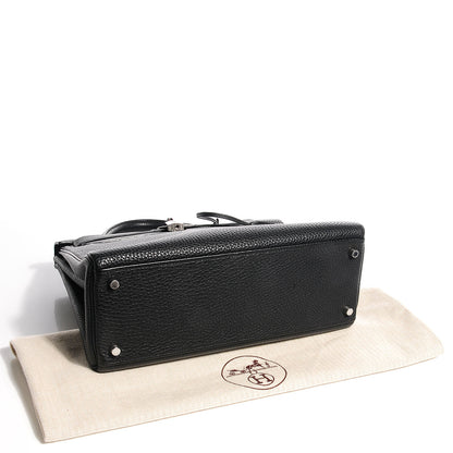 Hermes Taurillon Clemence Kelly Retourne 32 Black 16 of 23
